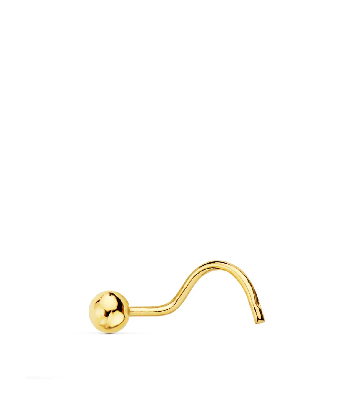 Piercing Nariz Mujer Oro 18K Bolita