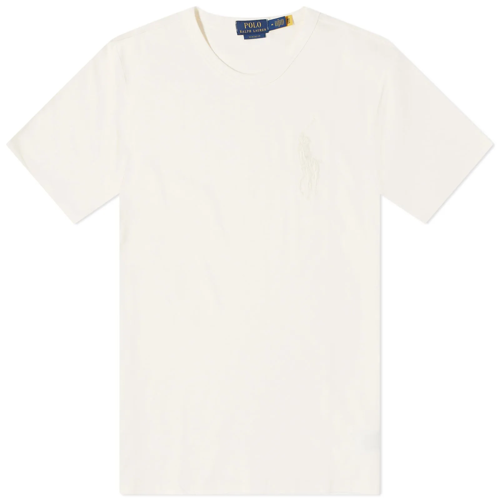 POLO BY RALPH LAUREN BIG PONY TSHIRT CLUBHOUSE CREAM