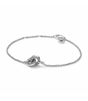 Pulsera Pandora Signature Pavé entrelazado - 592742C01