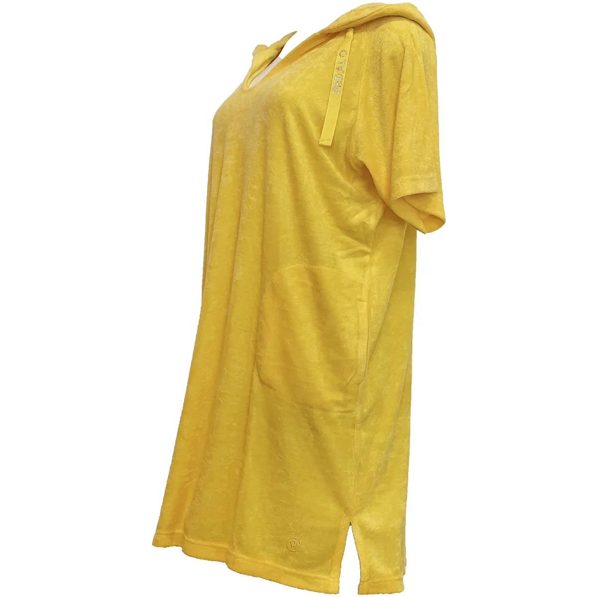 ROBE SWEAT A CAPUCHE PEDALO CANNES JAUNE