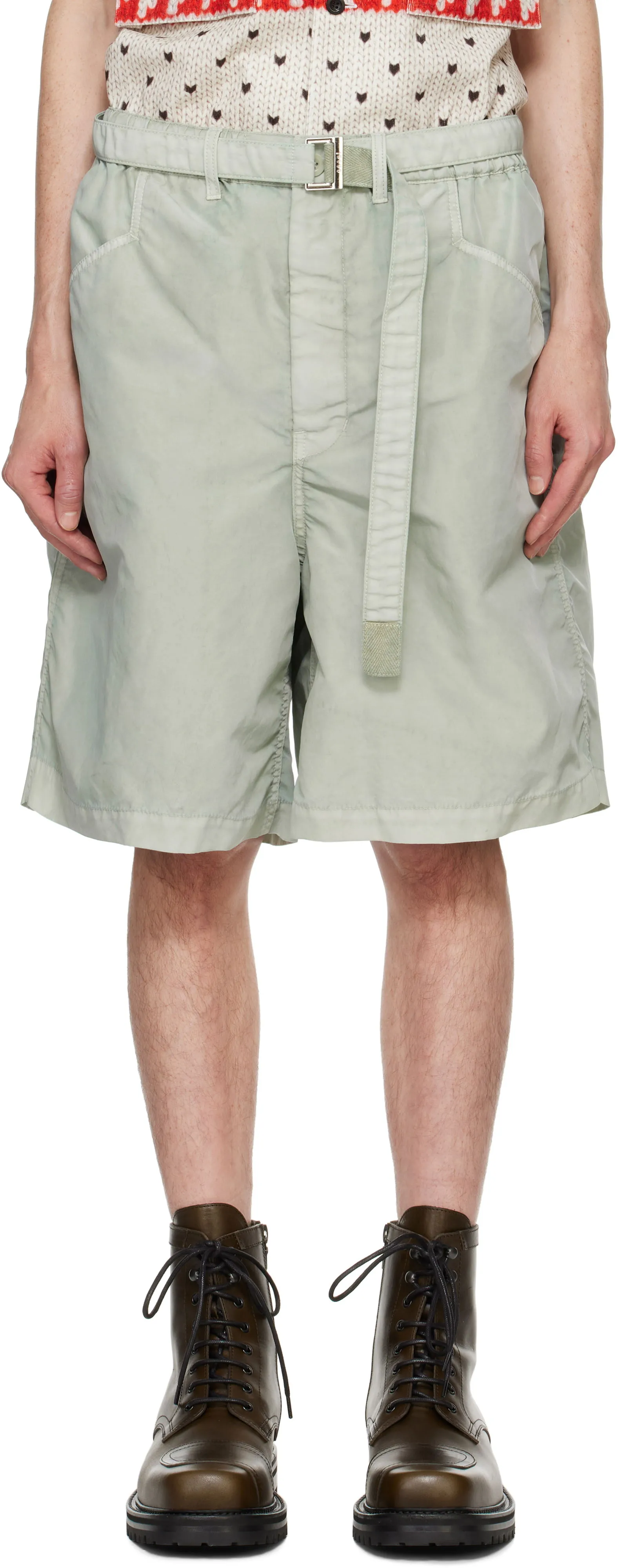 sacai Nylon Twill Shorts