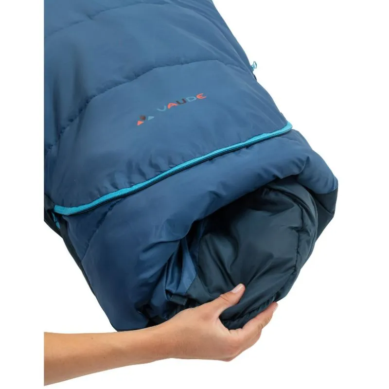 Saco de dormir Vaude Kobel Adjust 500 II - Izquierda (mar báltico) Niños