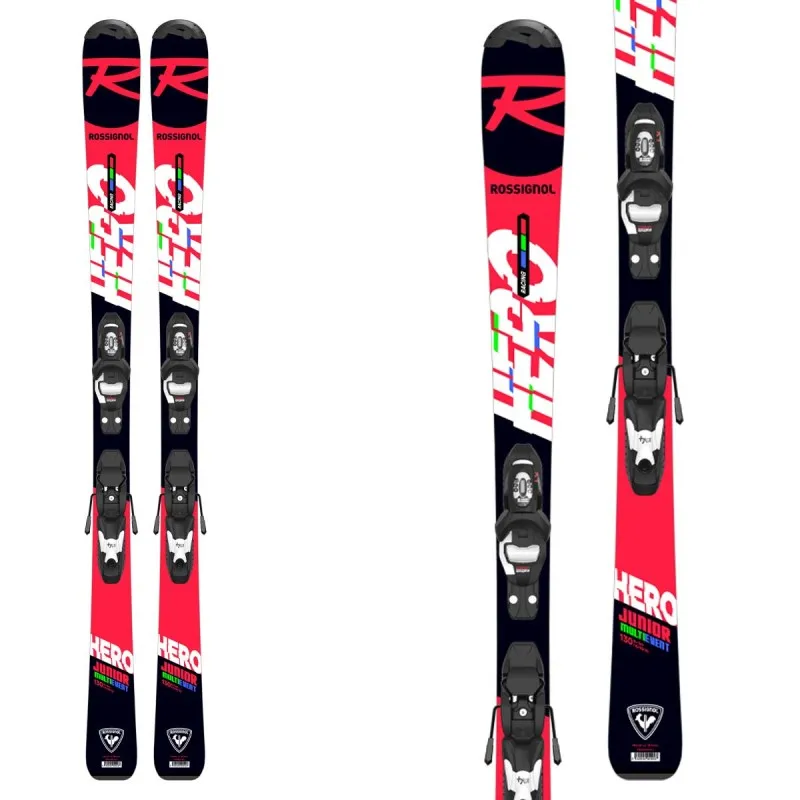 SCI JUNIOR ROSSIGNOL HERO JR 100130 (KIDX) CON ATTACCHI KID 4 GW B76