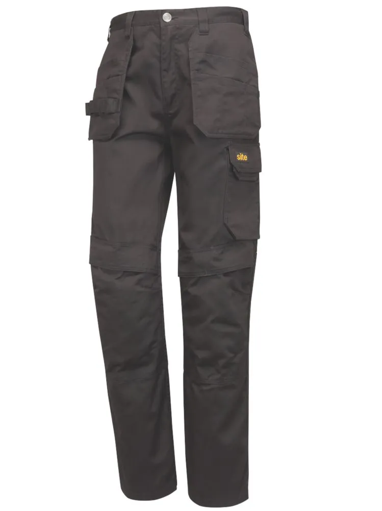 Site Sember, pantalón con bolsillos de pistolera, negro (cintura 30