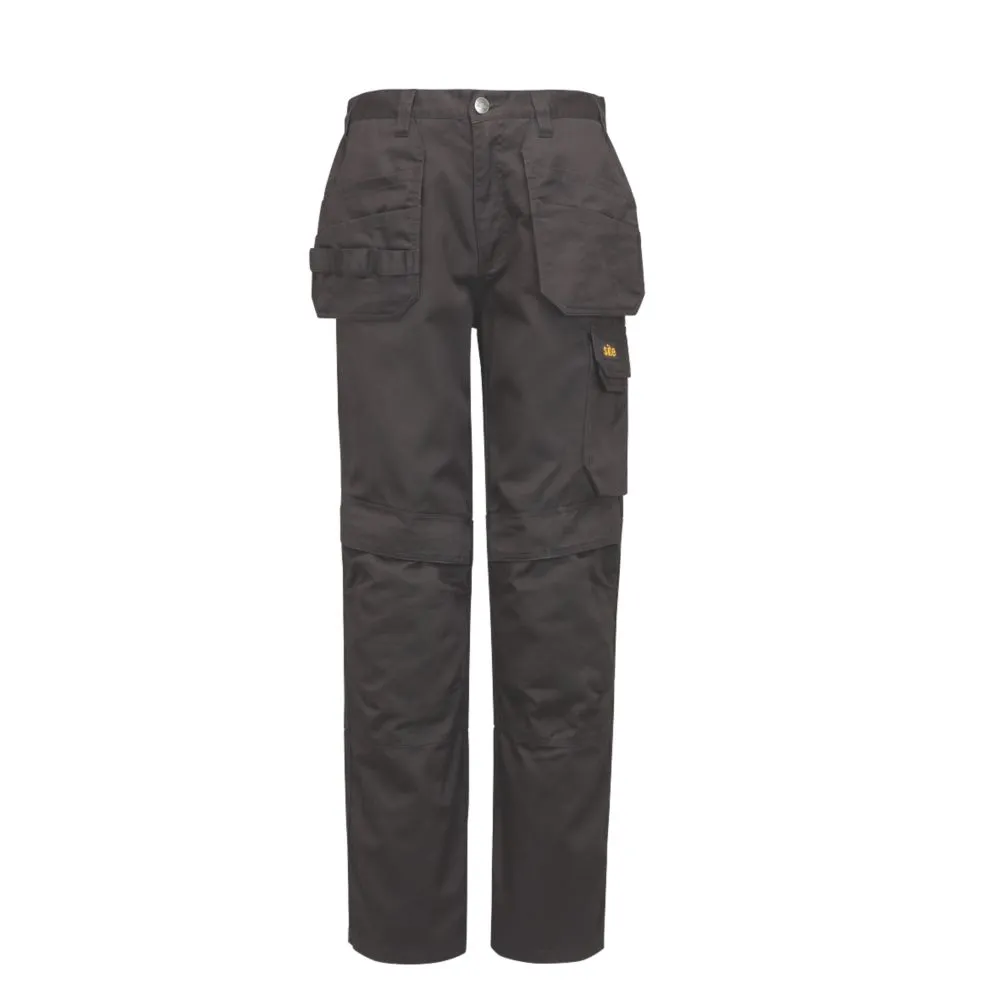 Site Sember, pantalón con bolsillos de pistolera, negro (cintura 30