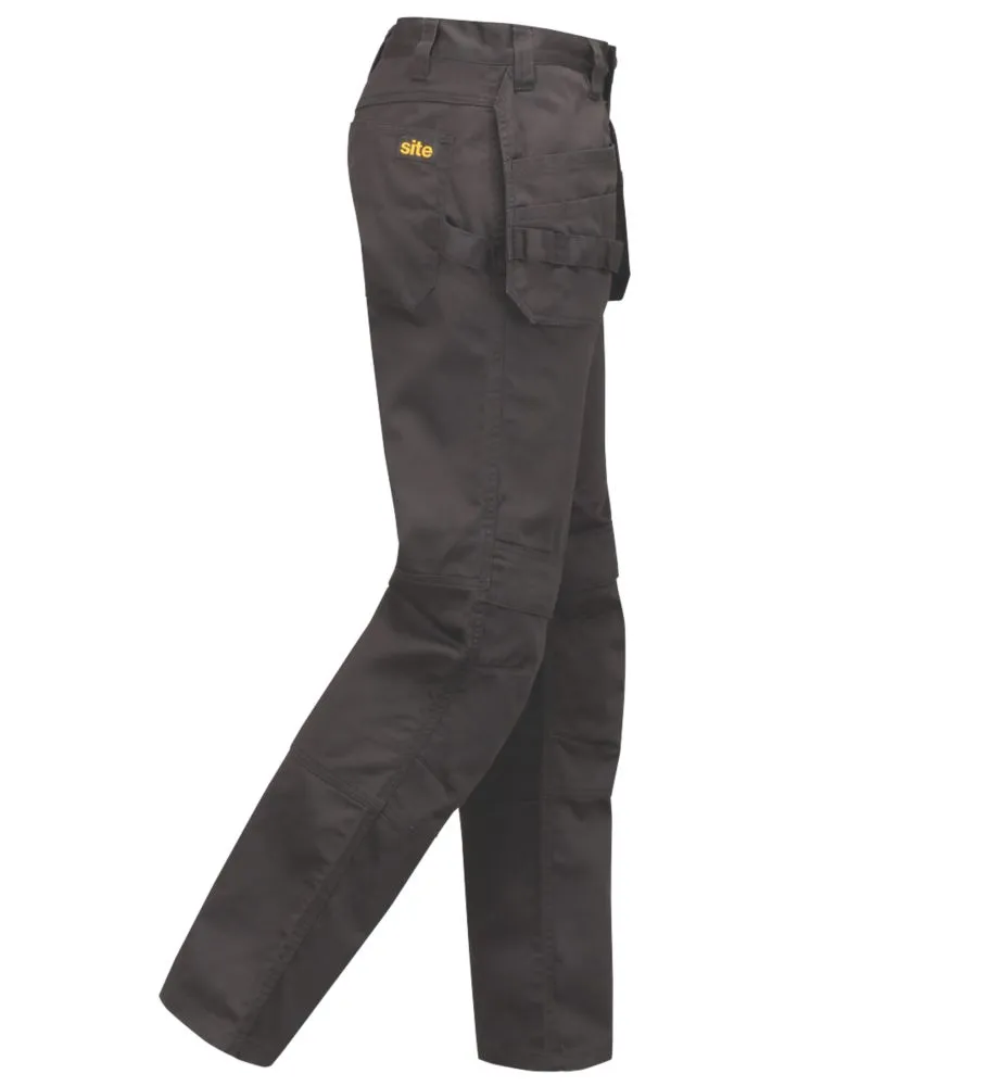 Site Sember, pantalón con bolsillos de pistolera, negro (cintura 30