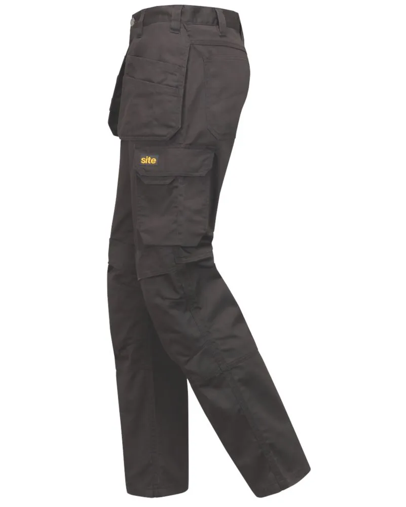 Site Sember, pantalón con bolsillos de pistolera, negro (cintura 30