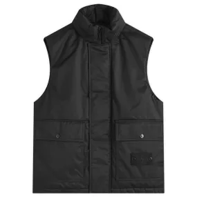 Stone Island Ghost Twill Wool-TC Down Vest Black