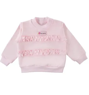 Sudadera con volantes de niña colección Peony