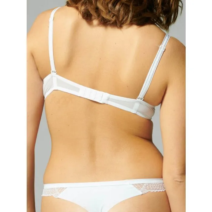 Sujetador Push Up Simone Perele Reflet 13Z340 Blanco