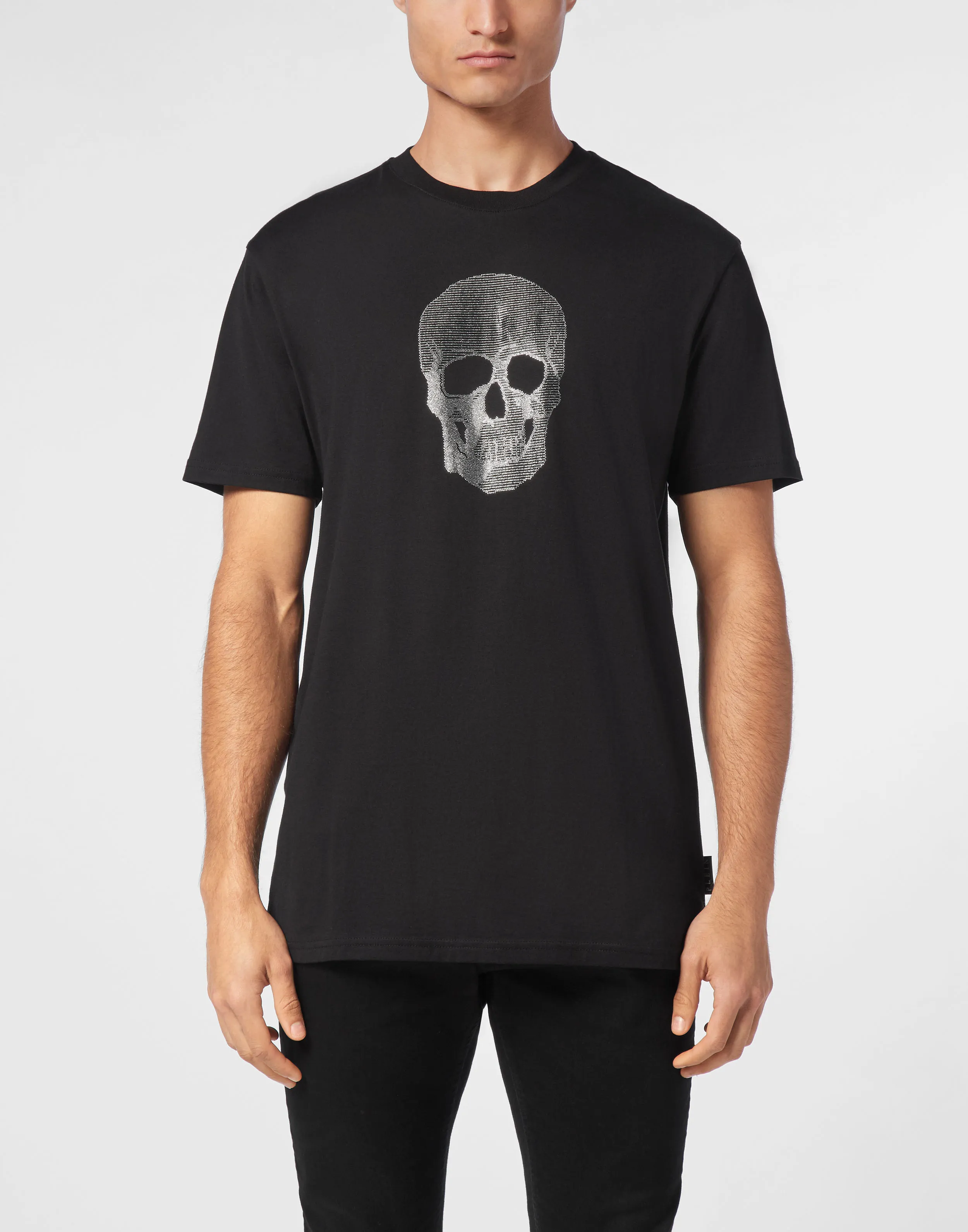 TSHIRT ROUND NECK SS CRYSTAL SKULL