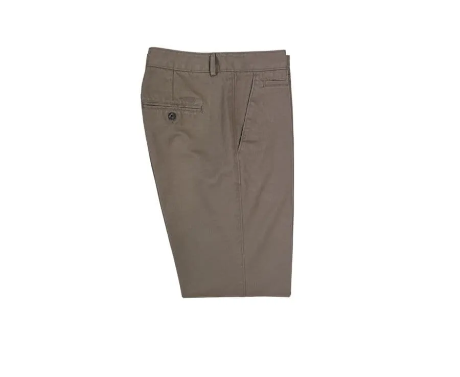 TAUPE CLAIR CHINO TROUSERS FOR MEN  NIGEL II