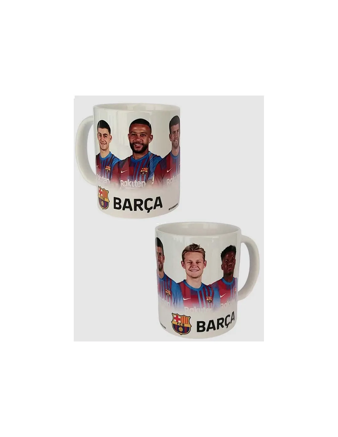 Taza de porcelana jugadores Barca