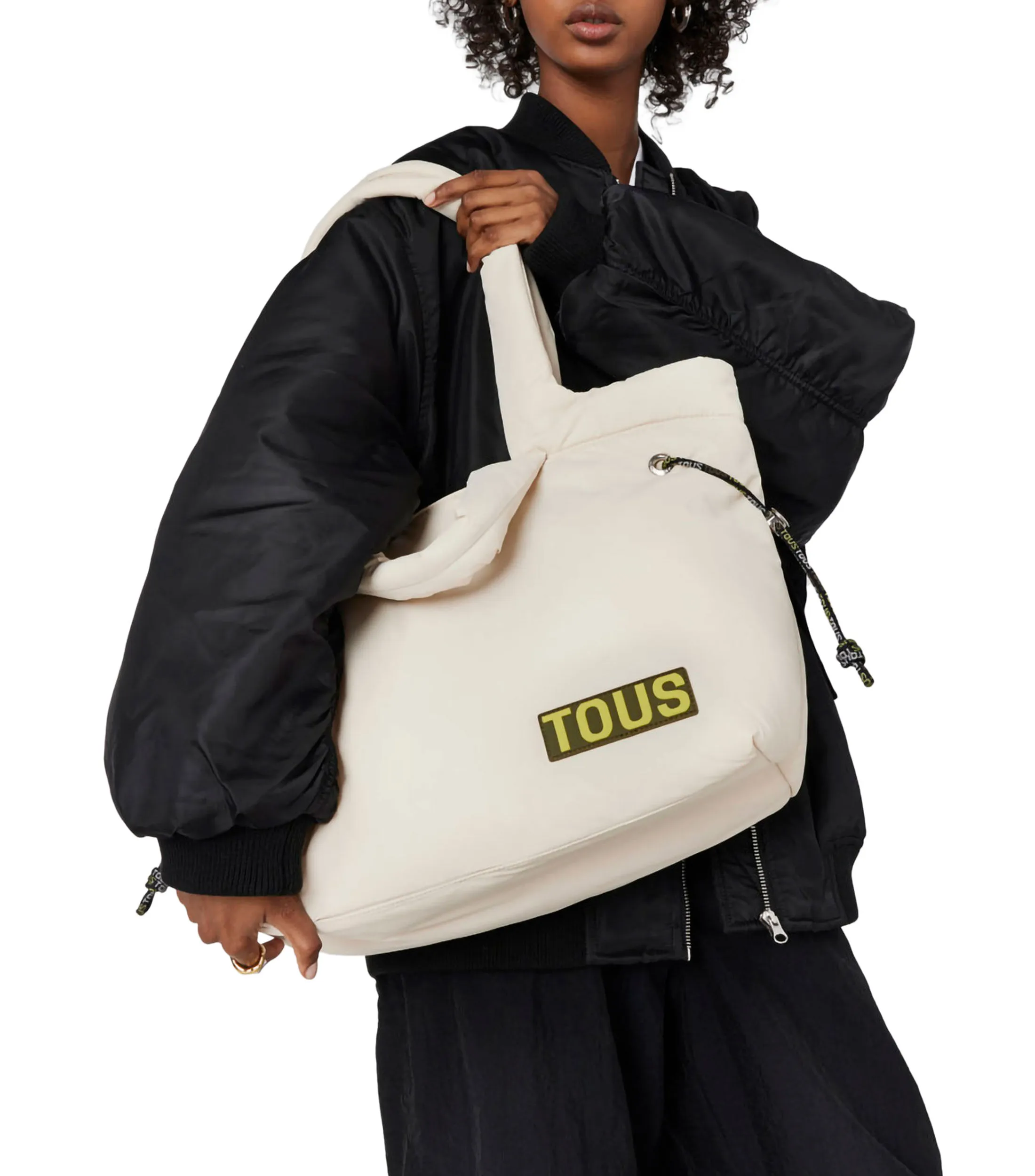 Tous Bolso Tote Beige Tous Carol Mujer