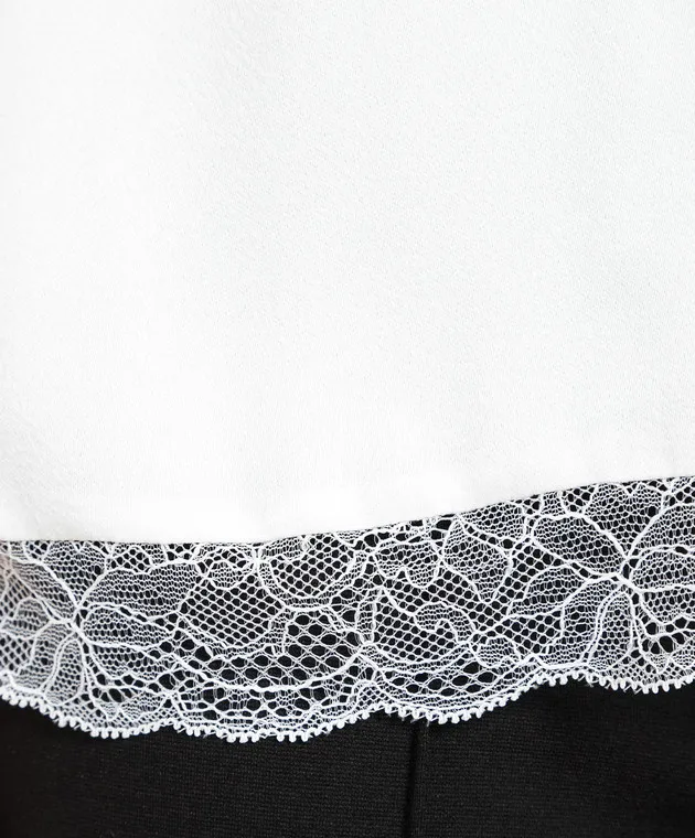 Twinset White blouse with lace