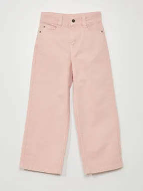 Vaquero wide leg de tiro alto - ROSA