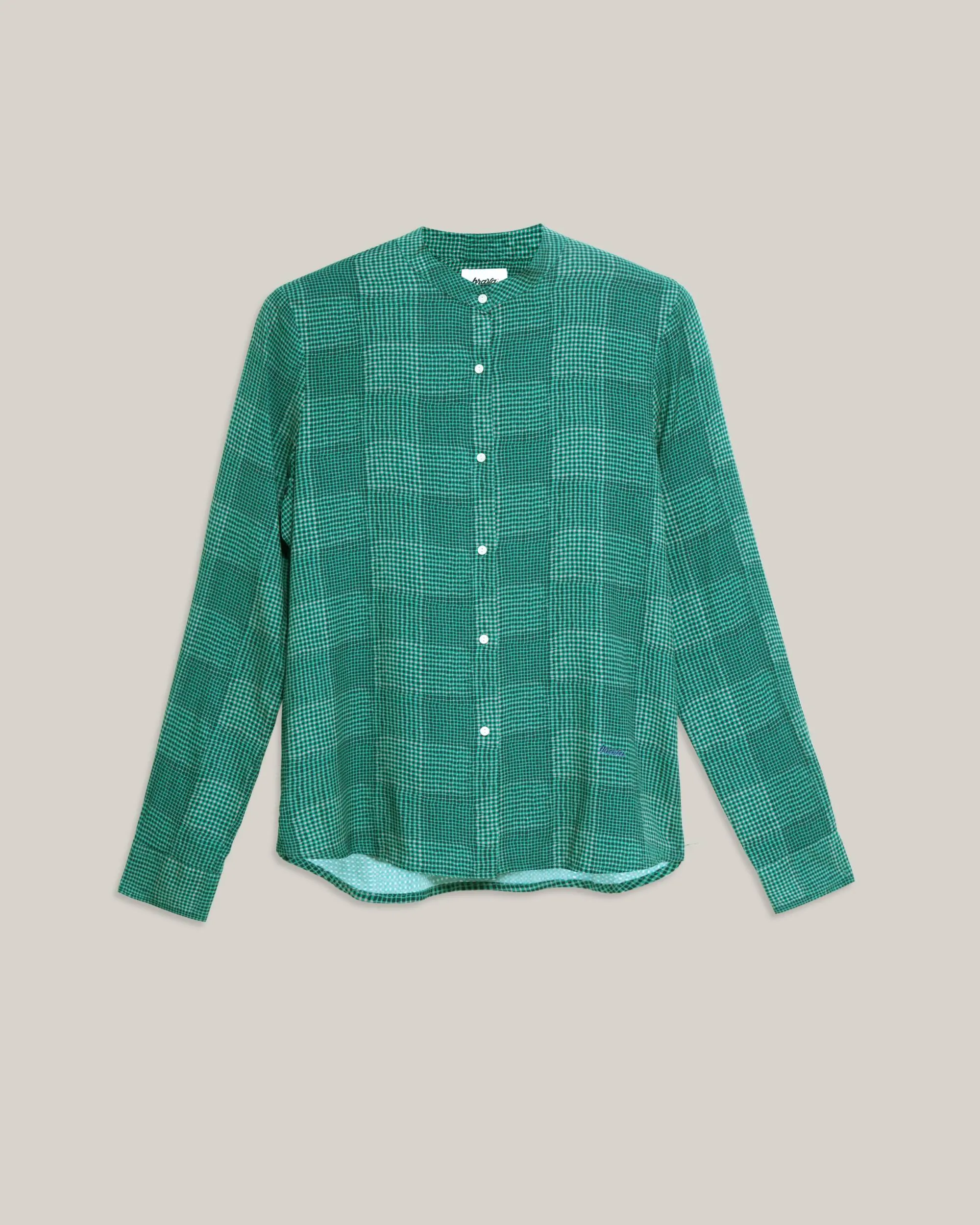 Vichy Blouse Green