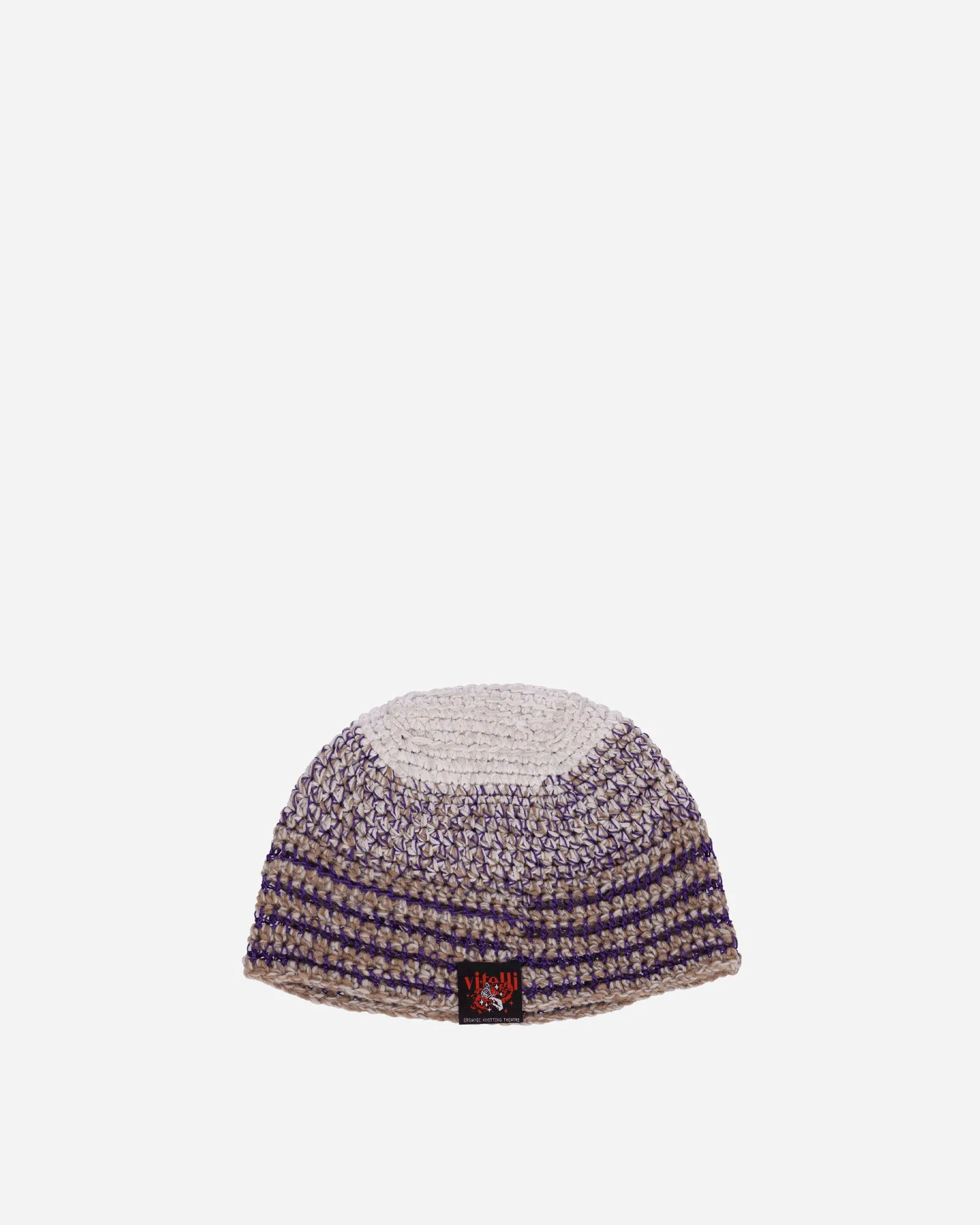 Vitelli Square Top Tunisian Lock Beanie