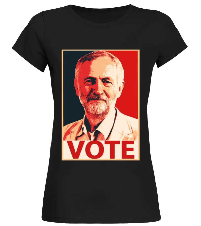 VOTE FOR CORBYN Camiseta cuello redondo Mujer