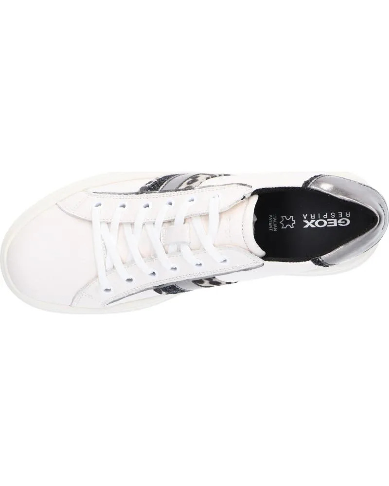 Zapatillas deporte de Mujer GEOX D16FED 08507 D PONTOISE C1002 OFF WHITE