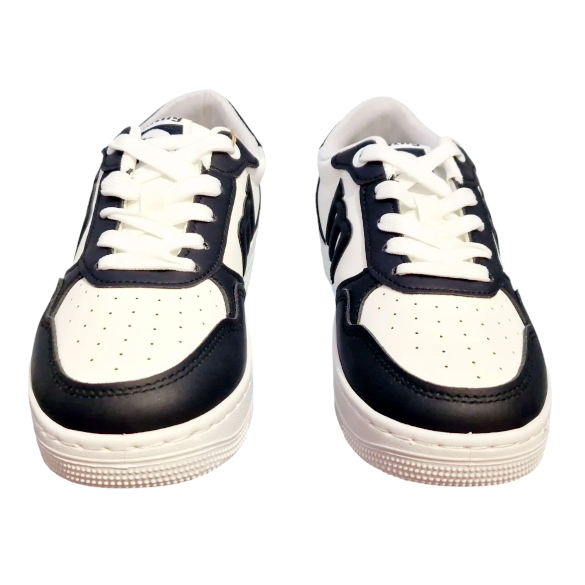 ZAPATILLAS MUSTANG MUJER SUELA CASCO BLANCA Y NEGRA NEGRO