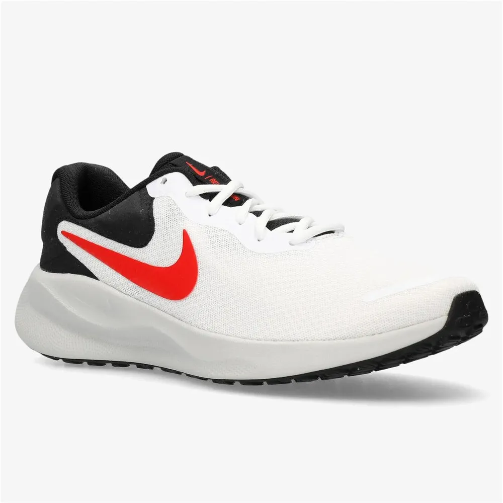 ZAPATILLAS NIKE REVOLUTION 7 BLANCO ROJO FIRE NEGRO RUNNIG FB2207-102