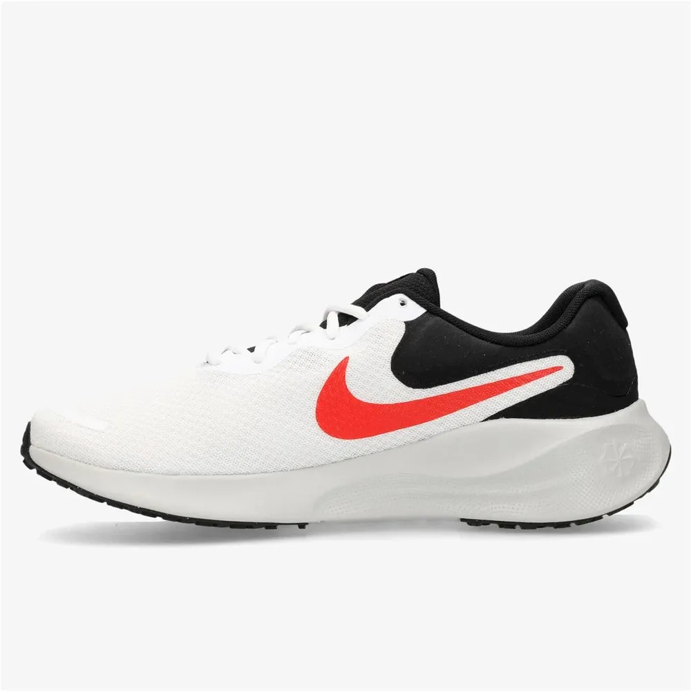 ZAPATILLAS NIKE REVOLUTION 7 BLANCO ROJO FIRE NEGRO RUNNIG FB2207-102