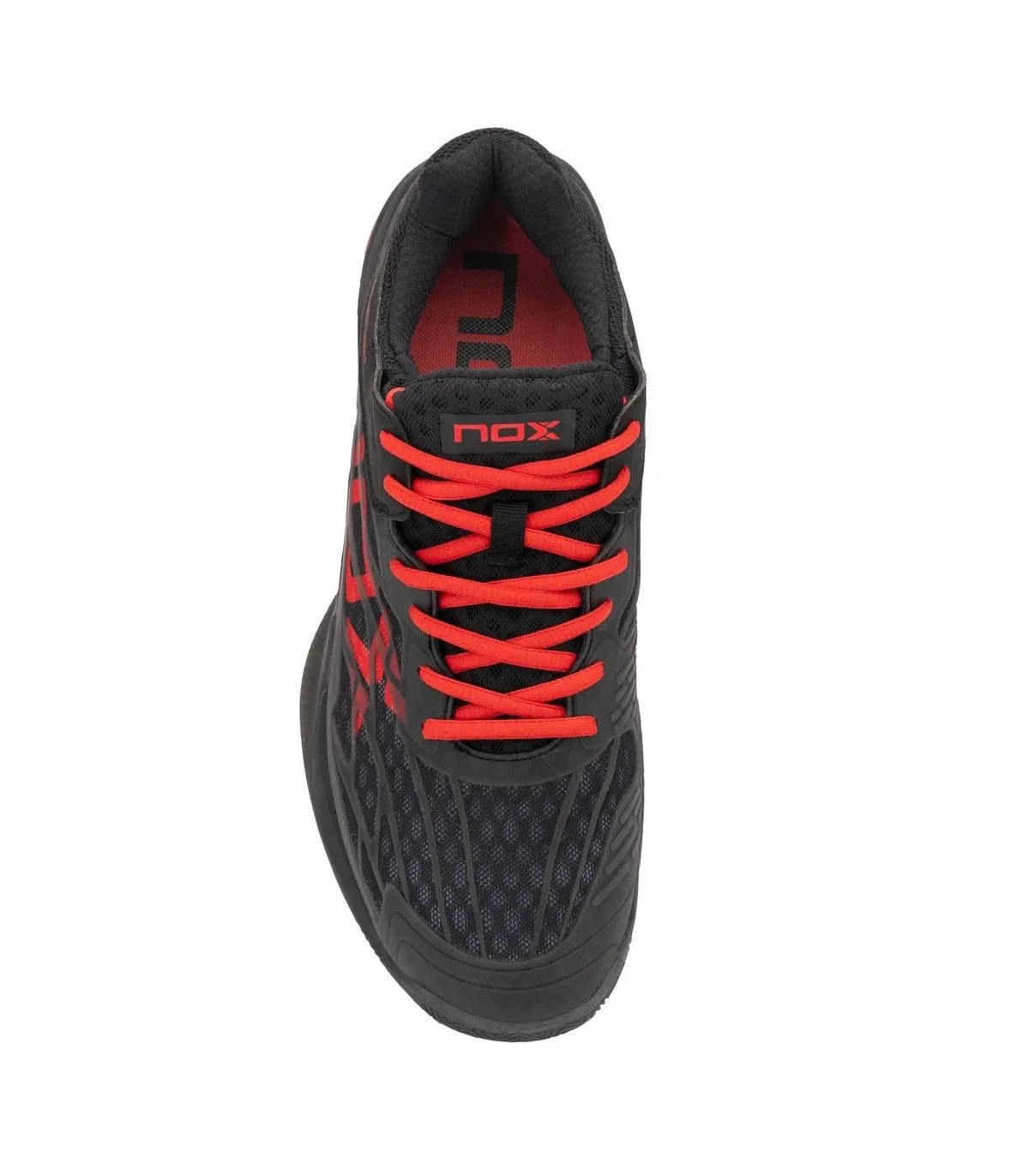 Zapatillas Nox de padel AT10 Lux Negro Rojo