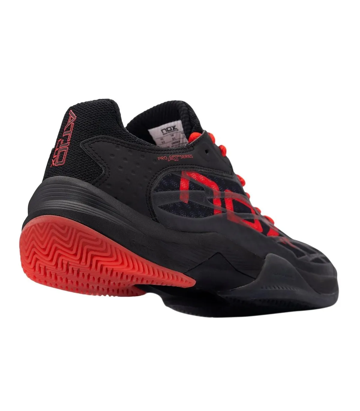 Zapatillas Nox de padel AT10 Lux Negro Rojo