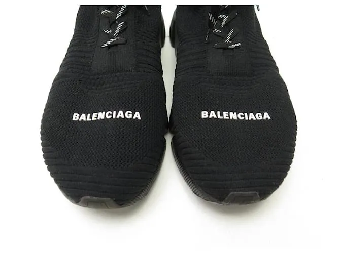 ZAPATOS BALENCIAGA SPEED 2.0 LACE UP 10 44 617214W2DB11013 SNEAKERS SHOE Negro 