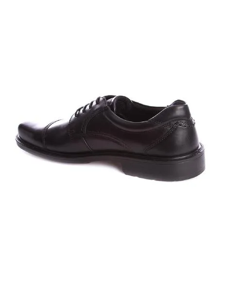 zapatos ecco boston cap toe negro