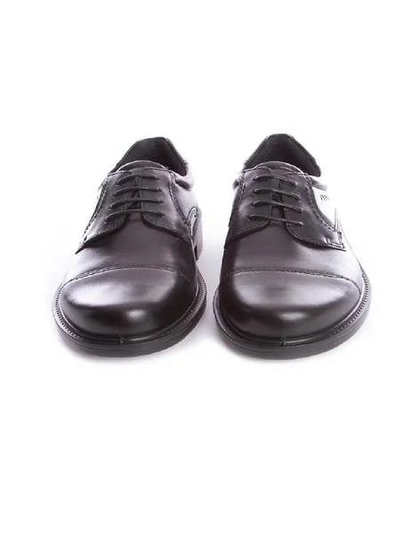 zapatos ecco boston cap toe negro