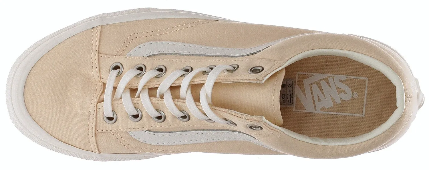 ZAPATOS VANS STYLE 36  BRUSHED TWILL/VANILLA CREAM/SNOW WHITE