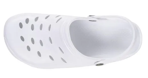 Zueco EVA unisex Ultraligero, ergonómico Anatómico, con cámara ortopédica, suave para los pies Blanco