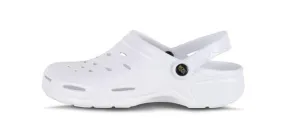 Zueco EVA unisex Ultraligero, ergonómico Anatómico, con cámara ortopédica, suave para los pies Blanco