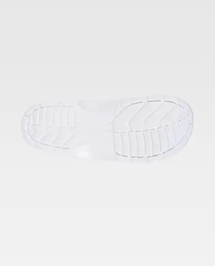 Zueco EVA unisex Ultraligero, ergonómico Anatómico, con cámara ortopédica, suave para los pies Blanco