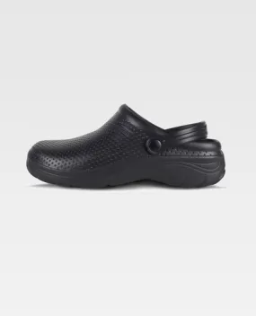 Zueco EVA unisex Ultraligero, ergonómico Anatómico, con cámara ortopédica, suave para los pies Negro