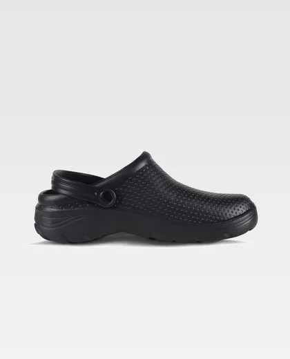 Zueco EVA unisex Ultraligero, ergonómico Anatómico, con cámara ortopédica, suave para los pies Negro