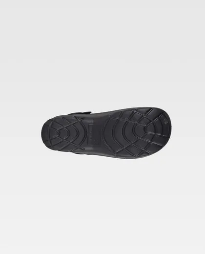 Zueco EVA unisex Ultraligero, ergonómico Anatómico, con cámara ortopédica, suave para los pies Negro